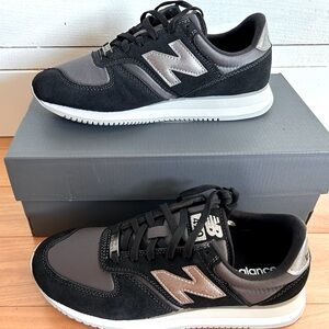 New Balance 420 Retro vibes black & grey sneaker, size 8, new in box never worn
